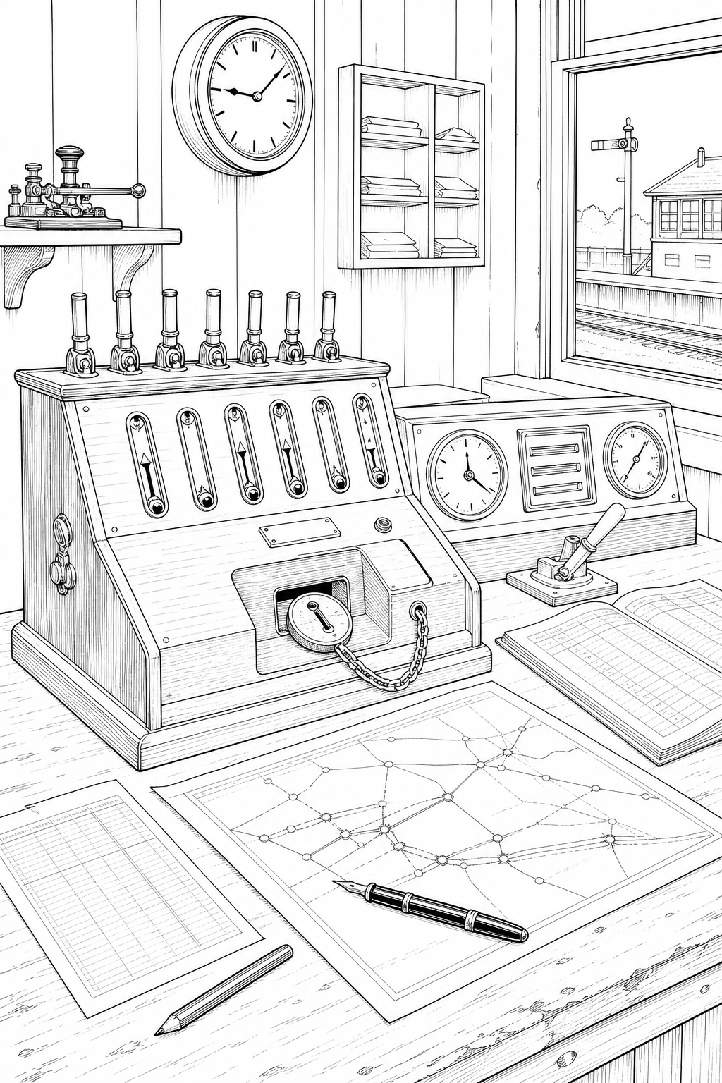 Token Block Dispatch Desk — Railway Dispatch Office Technical Study