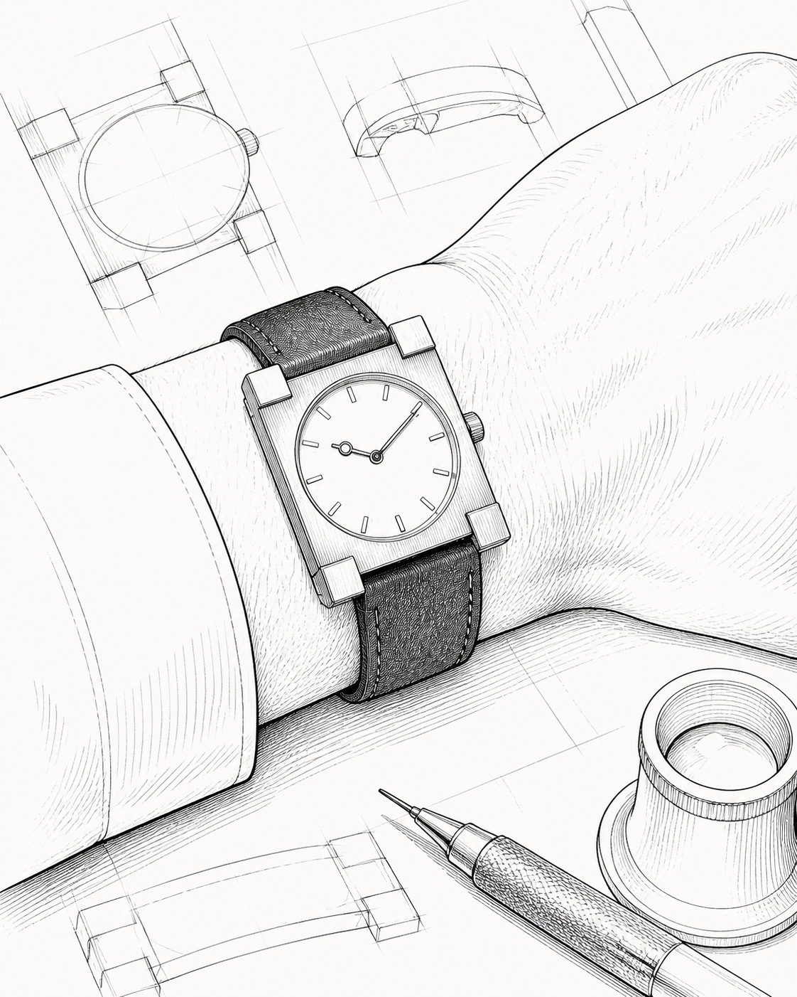 Cleto Munari Sotsy Watch on a Collector’s Wrist